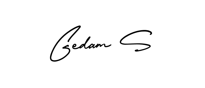 Check out images of Autograph of Gedam S name. Actor Gedam S Signature Style. AmerikaSignatureDemo-Regular is a professional sign style online. Gedam S signature style 3 images and pictures png