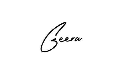 Create a beautiful signature design for name Geera. With this signature (AmerikaSignatureDemo-Regular) fonts, you can make a handwritten signature for free. Geera signature style 3 images and pictures png