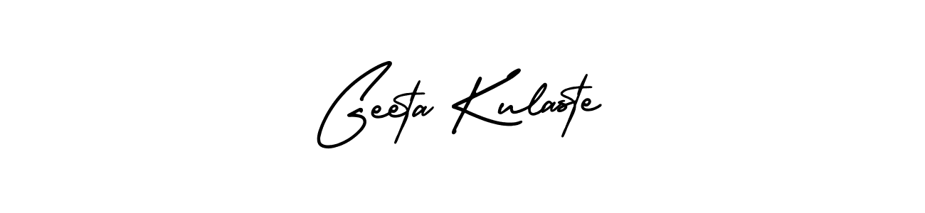 Also You can easily find your signature by using the search form. We will create Geeta Kulaste name handwritten signature images for you free of cost using AmerikaSignatureDemo-Regular sign style. Geeta Kulaste signature style 3 images and pictures png