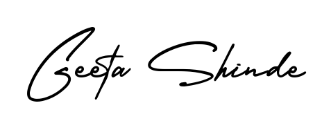 Design your own signature with our free online signature maker. With this signature software, you can create a handwritten (AmerikaSignatureDemo-Regular) signature for name Geeta Shinde. Geeta Shinde signature style 3 images and pictures png