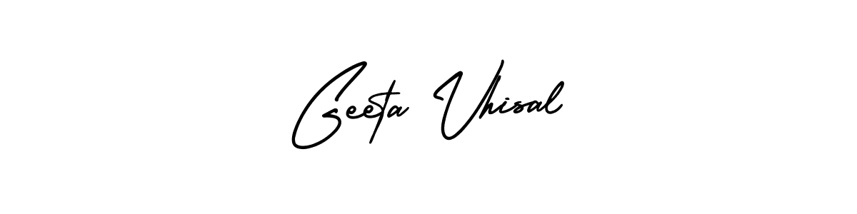 if you are searching for the best signature style for your name Geeta Vhisal. so please give up your signature search. here we have designed multiple signature styles  using AmerikaSignatureDemo-Regular. Geeta Vhisal signature style 3 images and pictures png