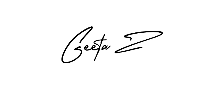 Here are the top 10 professional signature styles for the name Geeta Z. These are the best autograph styles you can use for your name. Geeta Z signature style 3 images and pictures png