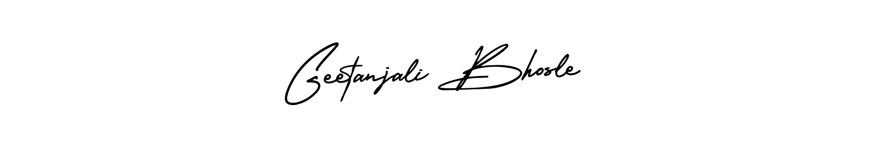 You should practise on your own different ways (AmerikaSignatureDemo-Regular) to write your name (Geetanjali Bhosle) in signature. don't let someone else do it for you. Geetanjali Bhosle signature style 3 images and pictures png