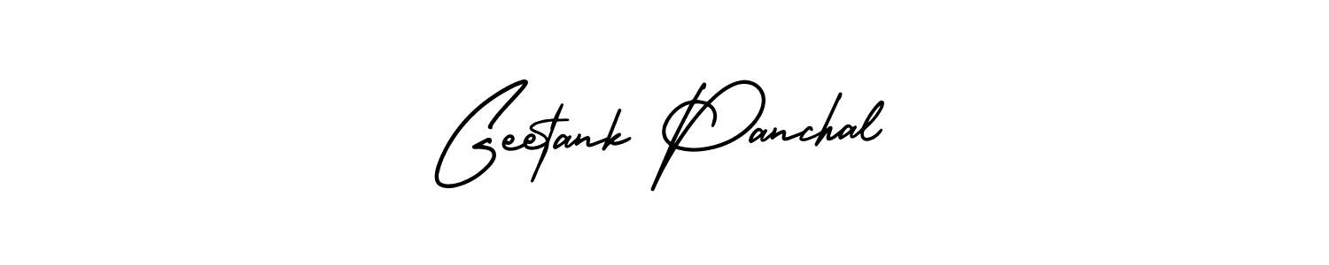 Make a beautiful signature design for name Geetank Panchal. With this signature (AmerikaSignatureDemo-Regular) style, you can create a handwritten signature for free. Geetank Panchal signature style 3 images and pictures png