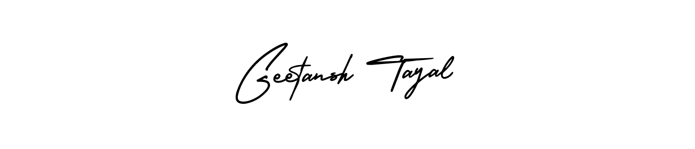 Make a beautiful signature design for name Geetansh Tayal. With this signature (AmerikaSignatureDemo-Regular) style, you can create a handwritten signature for free. Geetansh Tayal signature style 3 images and pictures png