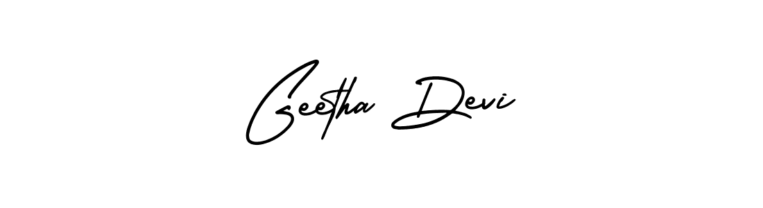 Use a signature maker to create a handwritten signature online. With this signature software, you can design (AmerikaSignatureDemo-Regular) your own signature for name Geetha Devi. Geetha Devi signature style 3 images and pictures png