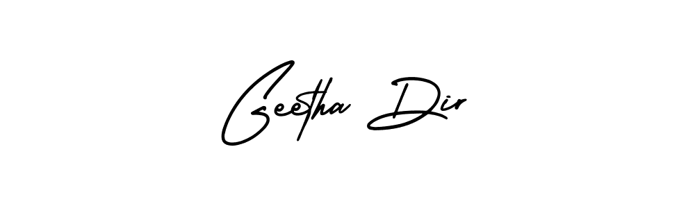 AmerikaSignatureDemo-Regular is a professional signature style that is perfect for those who want to add a touch of class to their signature. It is also a great choice for those who want to make their signature more unique. Get Geetha Dir name to fancy signature for free. Geetha Dir signature style 3 images and pictures png