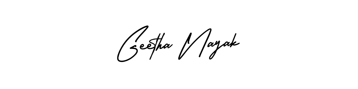 This is the best signature style for the Geetha Nayak name. Also you like these signature font (AmerikaSignatureDemo-Regular). Mix name signature. Geetha Nayak signature style 3 images and pictures png