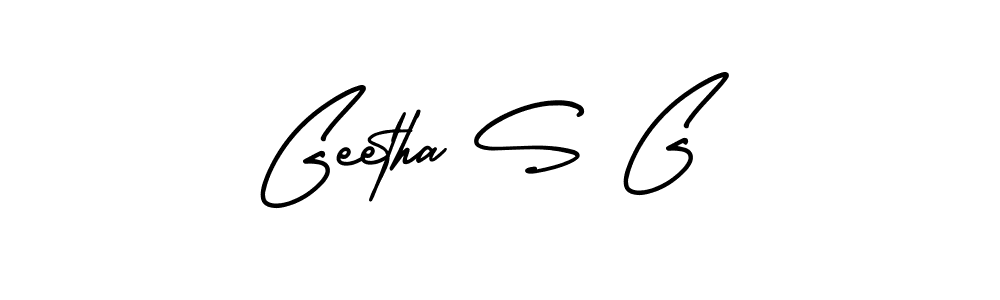 if you are searching for the best signature style for your name Geetha S G. so please give up your signature search. here we have designed multiple signature styles  using AmerikaSignatureDemo-Regular. Geetha S G signature style 3 images and pictures png