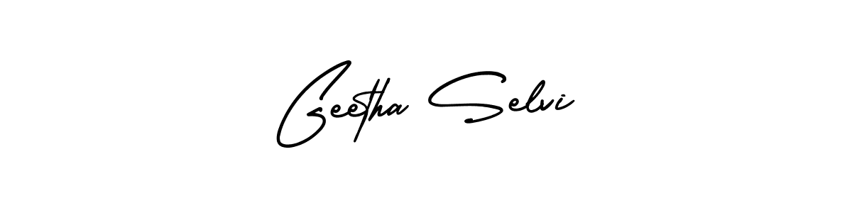 Make a beautiful signature design for name Geetha Selvi. Use this online signature maker to create a handwritten signature for free. Geetha Selvi signature style 3 images and pictures png