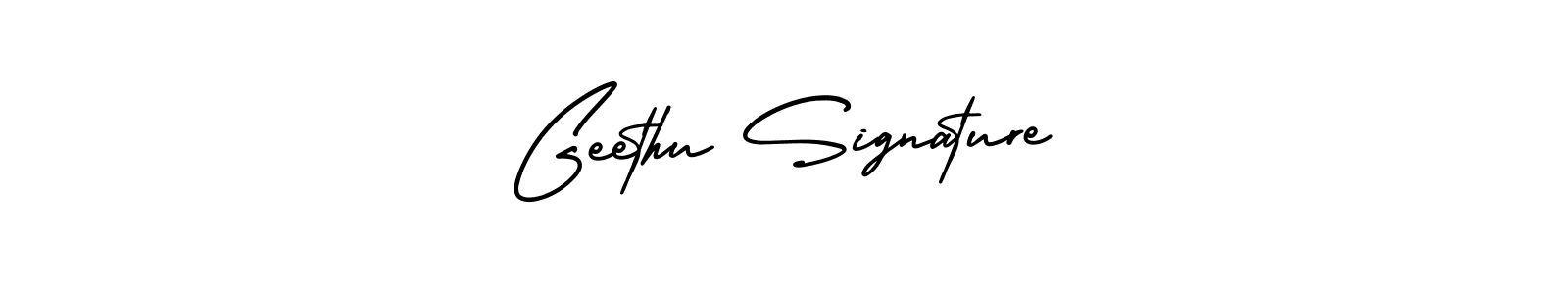 Make a short Geethu Signature signature style. Manage your documents anywhere anytime using AmerikaSignatureDemo-Regular. Create and add eSignatures, submit forms, share and send files easily. Geethu Signature signature style 3 images and pictures png