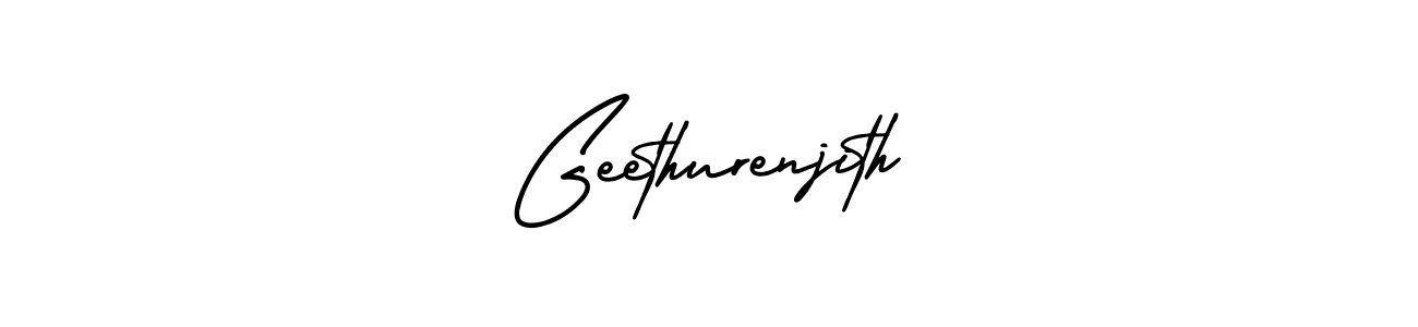 Geethurenjith stylish signature style. Best Handwritten Sign (AmerikaSignatureDemo-Regular) for my name. Handwritten Signature Collection Ideas for my name Geethurenjith. Geethurenjith signature style 3 images and pictures png