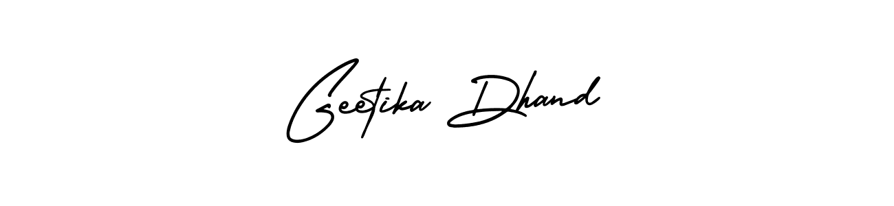 Check out images of Autograph of Geetika Dhand name. Actor Geetika Dhand Signature Style. AmerikaSignatureDemo-Regular is a professional sign style online. Geetika Dhand signature style 3 images and pictures png