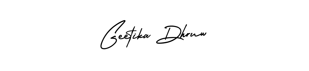 How to Draw Geetika Dhruw signature style? AmerikaSignatureDemo-Regular is a latest design signature styles for name Geetika Dhruw. Geetika Dhruw signature style 3 images and pictures png