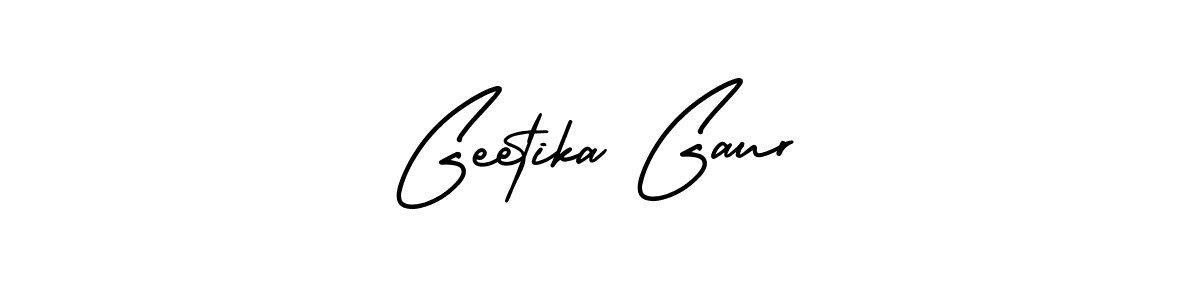 AmerikaSignatureDemo-Regular is a professional signature style that is perfect for those who want to add a touch of class to their signature. It is also a great choice for those who want to make their signature more unique. Get Geetika Gaur name to fancy signature for free. Geetika Gaur signature style 3 images and pictures png