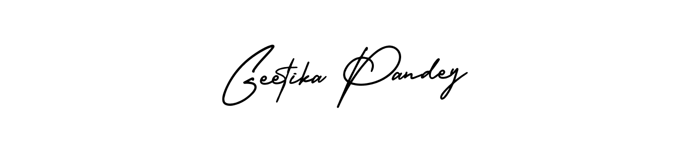 Geetika Pandey stylish signature style. Best Handwritten Sign (AmerikaSignatureDemo-Regular) for my name. Handwritten Signature Collection Ideas for my name Geetika Pandey. Geetika Pandey signature style 3 images and pictures png