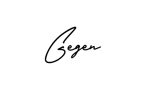 if you are searching for the best signature style for your name Gegen. so please give up your signature search. here we have designed multiple signature styles  using AmerikaSignatureDemo-Regular. Gegen signature style 3 images and pictures png