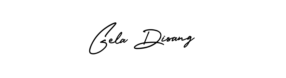 Best and Professional Signature Style for Gela Disang. AmerikaSignatureDemo-Regular Best Signature Style Collection. Gela Disang signature style 3 images and pictures png