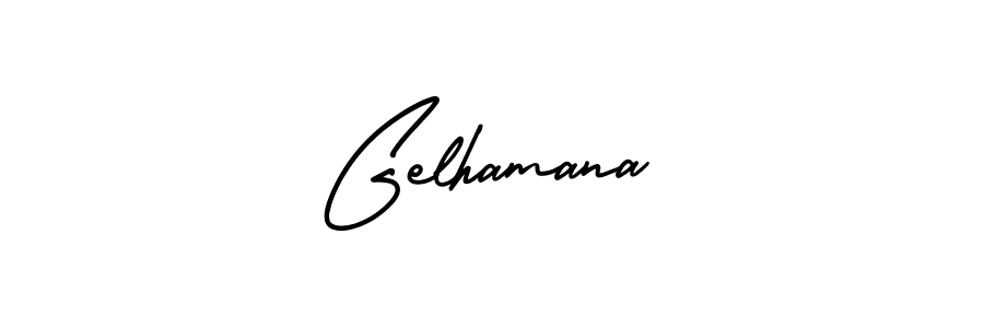 Check out images of Autograph of Gelhamana name. Actor Gelhamana Signature Style. AmerikaSignatureDemo-Regular is a professional sign style online. Gelhamana signature style 3 images and pictures png