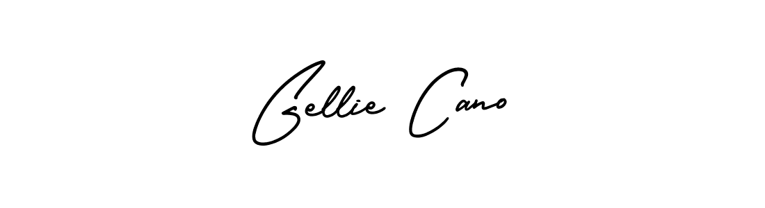 Best and Professional Signature Style for Gellie Cano. AmerikaSignatureDemo-Regular Best Signature Style Collection. Gellie Cano signature style 3 images and pictures png