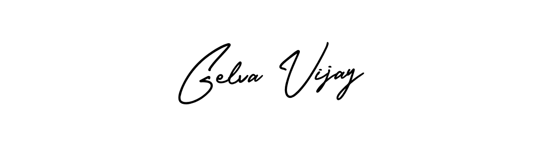 Design your own signature with our free online signature maker. With this signature software, you can create a handwritten (AmerikaSignatureDemo-Regular) signature for name Gelva Vijay. Gelva Vijay signature style 3 images and pictures png