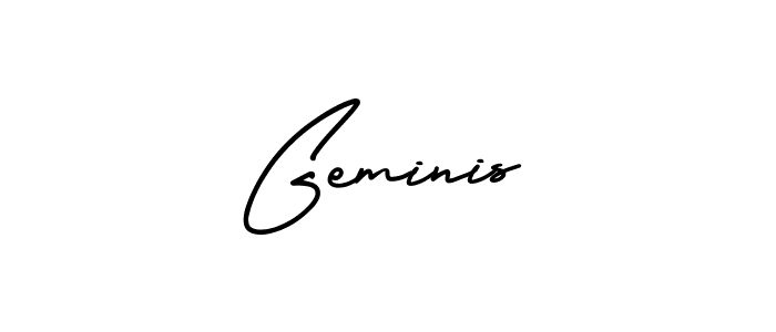 Also we have Geminis name is the best signature style. Create professional handwritten signature collection using AmerikaSignatureDemo-Regular autograph style. Geminis signature style 3 images and pictures png