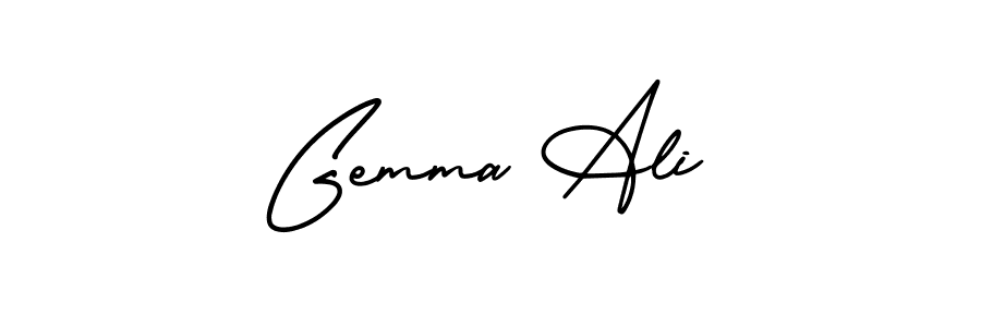 Make a beautiful signature design for name Gemma Ali. Use this online signature maker to create a handwritten signature for free. Gemma Ali signature style 3 images and pictures png