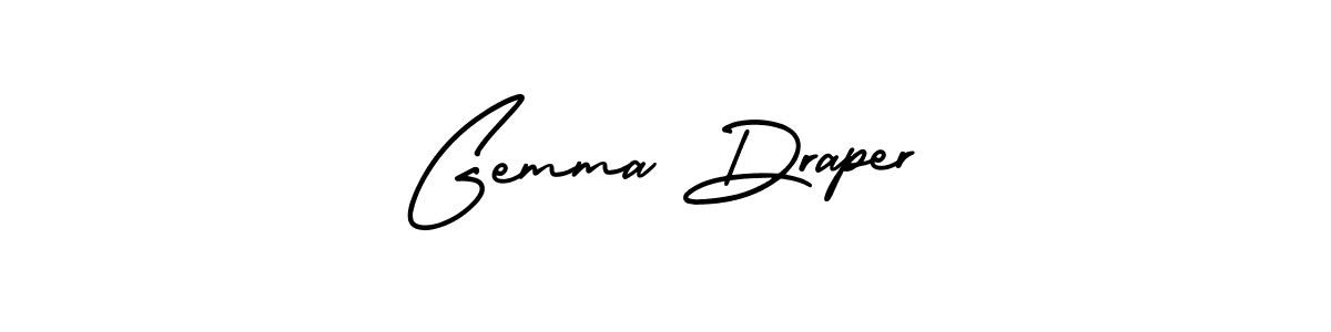 Create a beautiful signature design for name Gemma Draper. With this signature (AmerikaSignatureDemo-Regular) fonts, you can make a handwritten signature for free. Gemma Draper signature style 3 images and pictures png