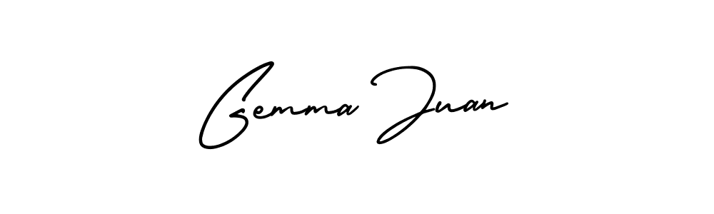 It looks lik you need a new signature style for name Gemma Juan. Design unique handwritten (AmerikaSignatureDemo-Regular) signature with our free signature maker in just a few clicks. Gemma Juan signature style 3 images and pictures png