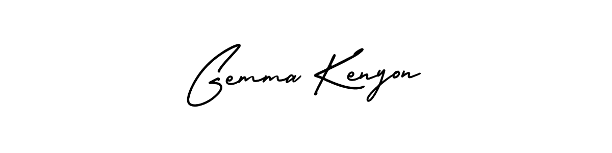 How to make Gemma Kenyon name signature. Use AmerikaSignatureDemo-Regular style for creating short signs online. This is the latest handwritten sign. Gemma Kenyon signature style 3 images and pictures png