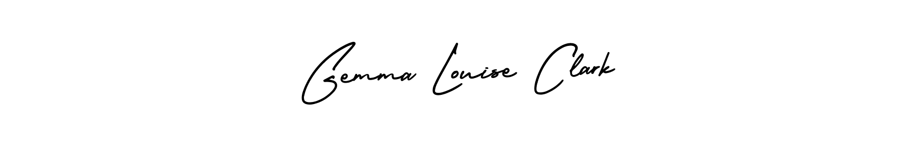 You should practise on your own different ways (AmerikaSignatureDemo-Regular) to write your name (Gemma Louise Clark) in signature. don't let someone else do it for you. Gemma Louise Clark signature style 3 images and pictures png