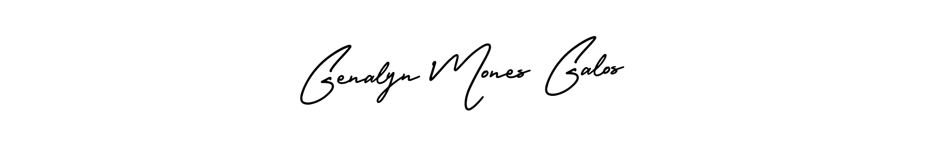 Create a beautiful signature design for name Genalyn Mones Galos. With this signature (AmerikaSignatureDemo-Regular) fonts, you can make a handwritten signature for free. Genalyn Mones Galos signature style 3 images and pictures png