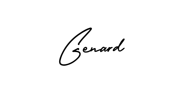 Design your own signature with our free online signature maker. With this signature software, you can create a handwritten (AmerikaSignatureDemo-Regular) signature for name Genard. Genard signature style 3 images and pictures png