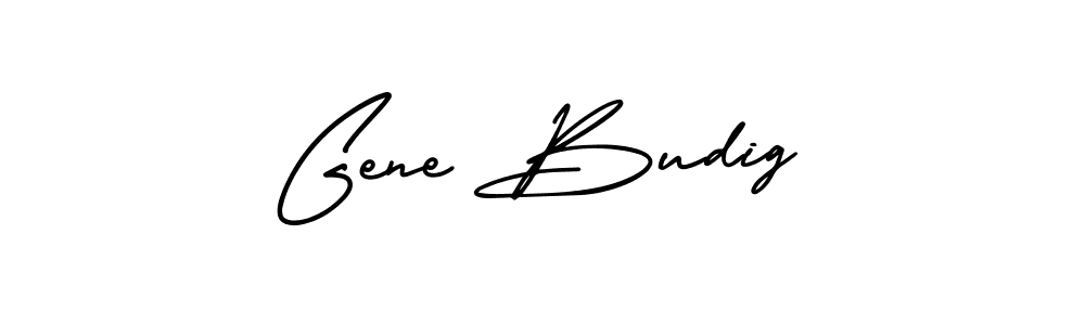 It looks lik you need a new signature style for name Gene Budig. Design unique handwritten (AmerikaSignatureDemo-Regular) signature with our free signature maker in just a few clicks. Gene Budig signature style 3 images and pictures png