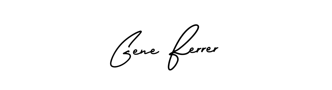 Gene Ferrer stylish signature style. Best Handwritten Sign (AmerikaSignatureDemo-Regular) for my name. Handwritten Signature Collection Ideas for my name Gene Ferrer. Gene Ferrer signature style 3 images and pictures png