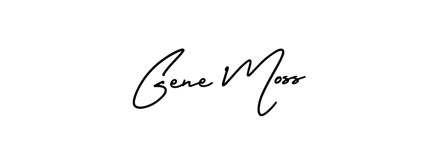 How to make Gene Moss signature? AmerikaSignatureDemo-Regular is a professional autograph style. Create handwritten signature for Gene Moss name. Gene Moss signature style 3 images and pictures png