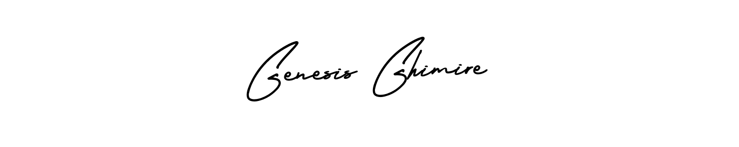 Also You can easily find your signature by using the search form. We will create Genesis Ghimire name handwritten signature images for you free of cost using AmerikaSignatureDemo-Regular sign style. Genesis Ghimire signature style 3 images and pictures png