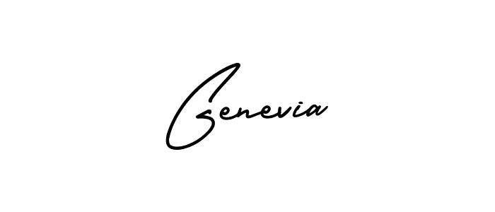 How to Draw Genevia signature style? AmerikaSignatureDemo-Regular is a latest design signature styles for name Genevia. Genevia signature style 3 images and pictures png