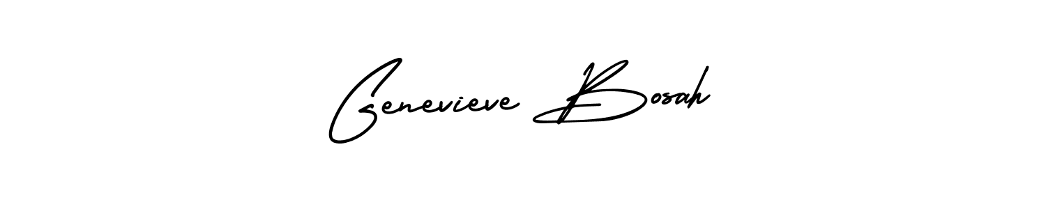 Create a beautiful signature design for name Genevieve Bosah. With this signature (AmerikaSignatureDemo-Regular) fonts, you can make a handwritten signature for free. Genevieve Bosah signature style 3 images and pictures png