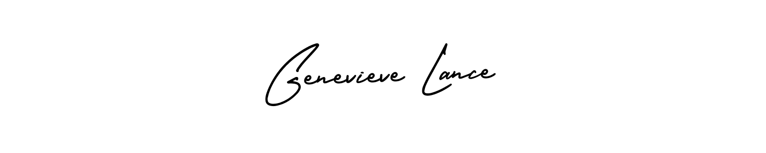 Use a signature maker to create a handwritten signature online. With this signature software, you can design (AmerikaSignatureDemo-Regular) your own signature for name Genevieve Lance. Genevieve Lance signature style 3 images and pictures png