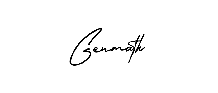 Also we have Genmath name is the best signature style. Create professional handwritten signature collection using AmerikaSignatureDemo-Regular autograph style. Genmath signature style 3 images and pictures png