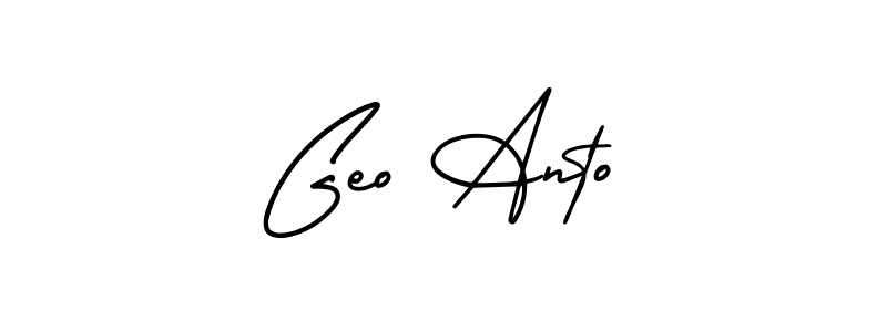 Make a beautiful signature design for name Geo Anto. Use this online signature maker to create a handwritten signature for free. Geo Anto signature style 3 images and pictures png