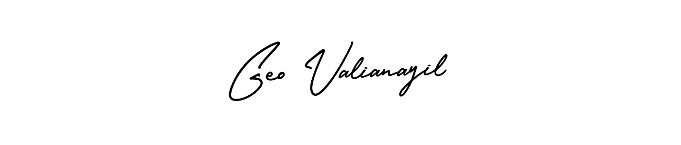 Similarly AmerikaSignatureDemo-Regular is the best handwritten signature design. Signature creator online .You can use it as an online autograph creator for name Geo Valianayil. Geo Valianayil signature style 3 images and pictures png