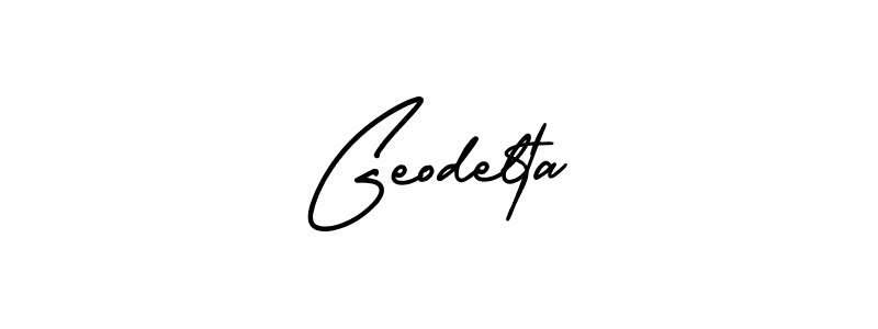 How to Draw Geodelta signature style? AmerikaSignatureDemo-Regular is a latest design signature styles for name Geodelta. Geodelta signature style 3 images and pictures png