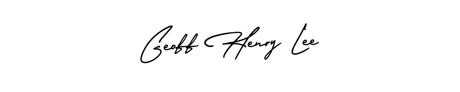 Use a signature maker to create a handwritten signature online. With this signature software, you can design (AmerikaSignatureDemo-Regular) your own signature for name Geoff Henry Lee. Geoff Henry Lee signature style 3 images and pictures png