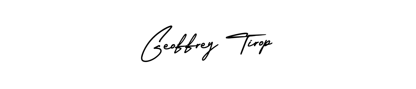 AmerikaSignatureDemo-Regular is a professional signature style that is perfect for those who want to add a touch of class to their signature. It is also a great choice for those who want to make their signature more unique. Get Geoffrey Tirop name to fancy signature for free. Geoffrey Tirop signature style 3 images and pictures png