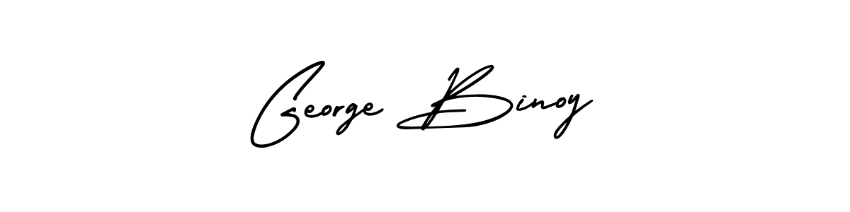 How to make George Binoy signature? AmerikaSignatureDemo-Regular is a professional autograph style. Create handwritten signature for George Binoy name. George Binoy signature style 3 images and pictures png