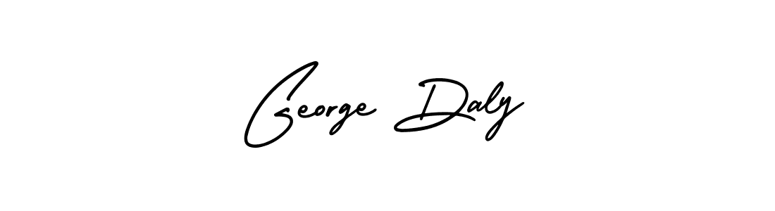 George Daly stylish signature style. Best Handwritten Sign (AmerikaSignatureDemo-Regular) for my name. Handwritten Signature Collection Ideas for my name George Daly. George Daly signature style 3 images and pictures png