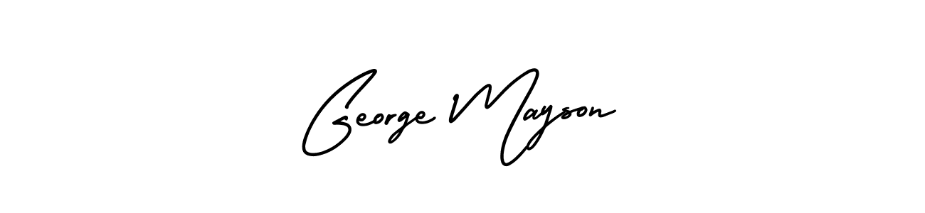 It looks lik you need a new signature style for name George Mayson. Design unique handwritten (AmerikaSignatureDemo-Regular) signature with our free signature maker in just a few clicks. George Mayson signature style 3 images and pictures png