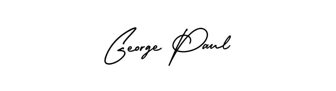 How to Draw George Paul signature style? AmerikaSignatureDemo-Regular is a latest design signature styles for name George Paul. George Paul signature style 3 images and pictures png